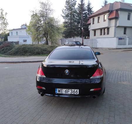 BMW Seria 6 cena 70900 przebieg: 193500, rok produkcji 2006 z Warszawa małe 46